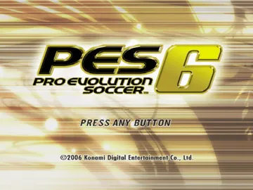 Winning Eleven - Pro Evolution Soccer 2007 screen shot title